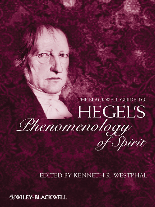 Cover image for The Blackwell Guide to Hegel's Phenomenology of Spirit